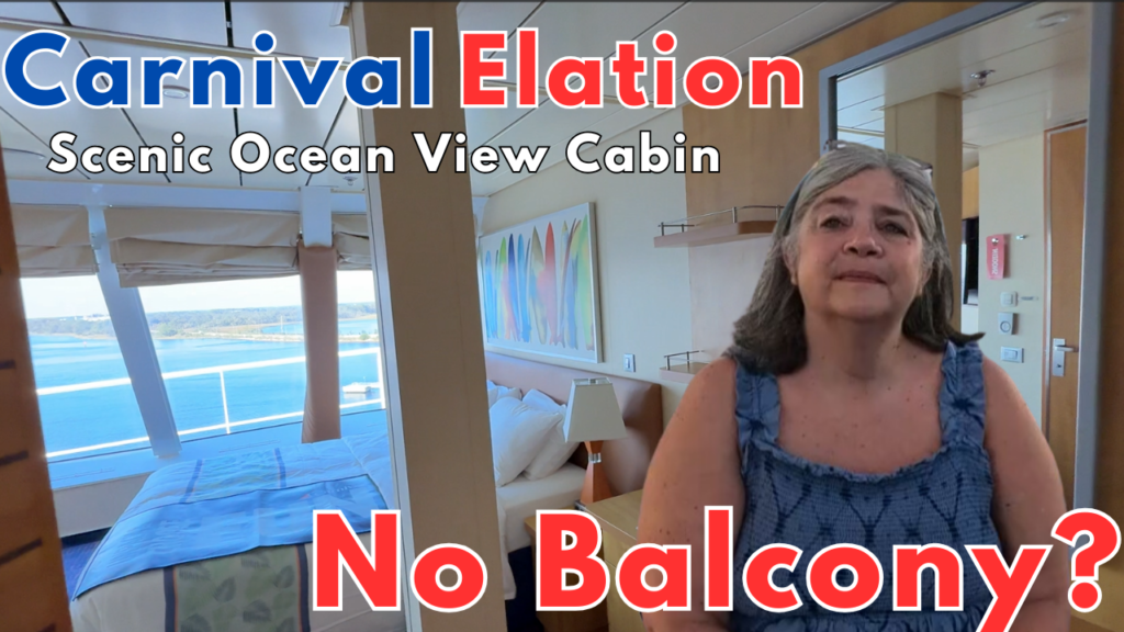 Scenic Ocean View Cabin - Carnival Elation G2 #CarnivalElation #ScenicOceanViewCabin #CarnivalCruise